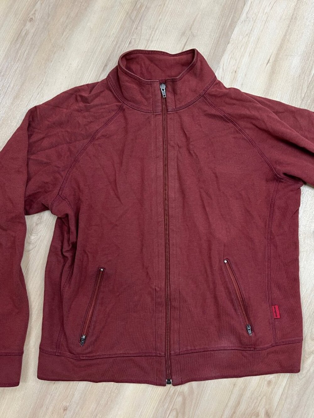 Red Men's M Patagonia Prefontaine Full Zip Top Sweater